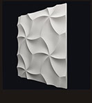 Молд для 3D панелей Оригами от дизайн-мастерской АртФлоу